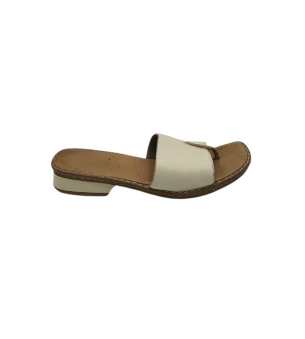 Saboti dama Rieker 41, piele, nude - imagine 1