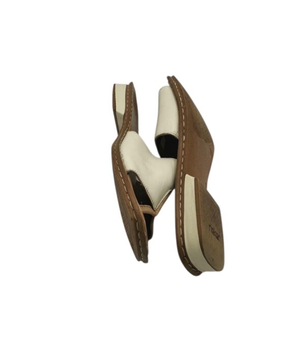 Saboti dama Rieker 41, piele, nude - imagine 4