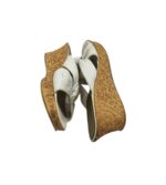 Saboti dama Tamaris 40, imitatie de piele, alb - imagine 4