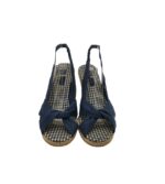 Sandale dama Tommy Hilfiger 41, material textil, bleumarin - imagine 3