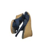 Sandale dama Tommy Hilfiger 41, material textil, bleumarin - imagine 4