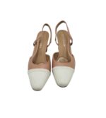 Sandale dama Yes Bonbon 38, imitatie de piele, bej alb - imagine 3