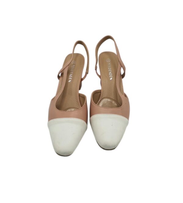 Sandale dama Yes Bonbon 38, imitatie de piele, bej alb - imagine 3
