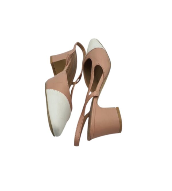 Sandale dama Yes Bonbon 38, imitatie de piele, bej alb - imagine 4