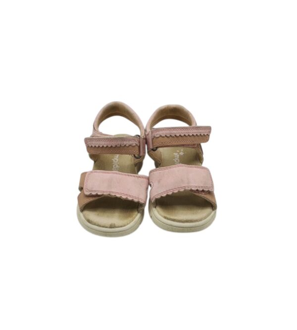 Sandale copii Impidimi 23, imitatie de piele , roz - imagine 3