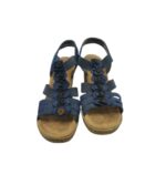 Sandale dama Rieker 39, imitatie de piele, bleumarin - imagine 3