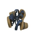 Sandale dama Rieker 39, imitatie de piele, bleumarin - imagine 4
