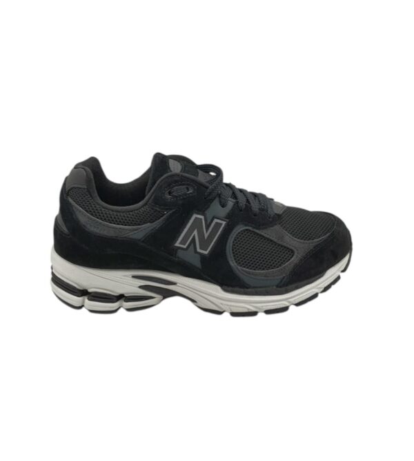 Adidasi barbati New Balance 44, piele intoarsa , material textil, negru gri - imagine 1