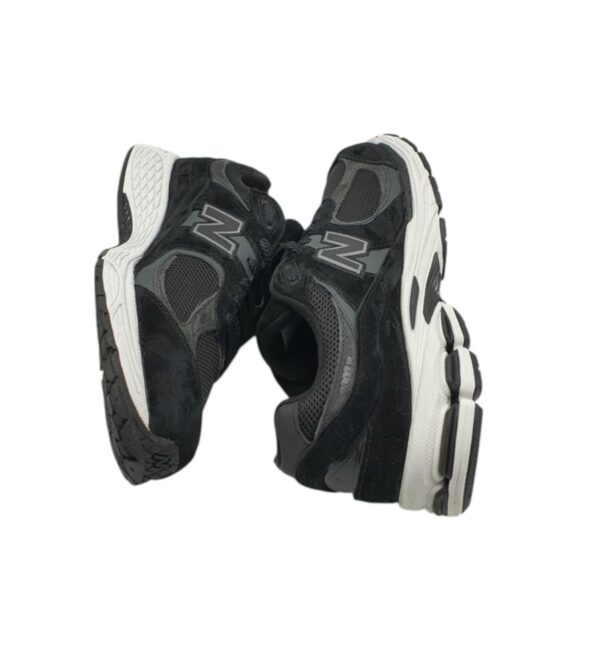 Adidasi barbati New Balance 44, piele intoarsa , material textil, negru gri - imagine 4
