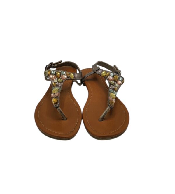Sandale dama Graceland 37, imitatie de piele, gri - imagine 3