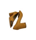 Pantofi dama Zara 38, material textil, maro - imagine 4