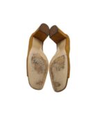 Pantofi dama Zara 38, material textil, maro - imagine 5