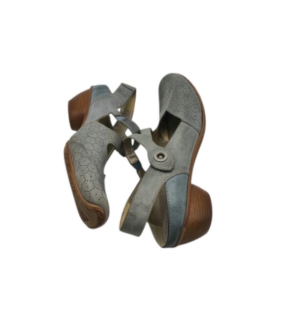 Sandale dama Rieker 40, piele, gri - imagine 4