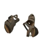 Sandale dama Gabor 38, piele, gri - imagine 4