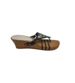 Saboti dama Jette 40, piele, negru