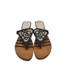 Saboti dama Jette 40, piele, negru - imagine 3