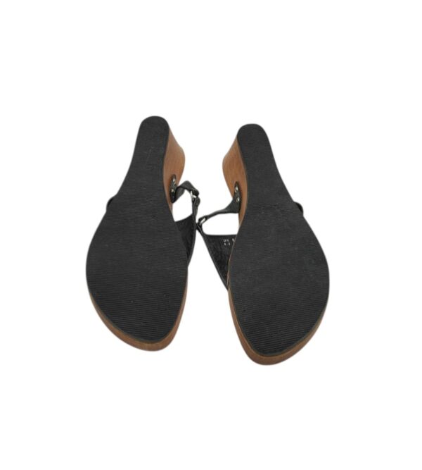 Saboti dama Jette 40, piele, negru - imagine 5