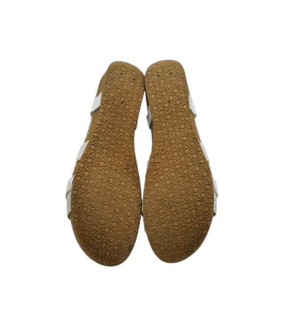 Sandale dama Easy Street 40, material textil, imitatie de piele, alb gri - imagine 5