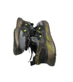 Adidasi barbati N/W, imitatie de piele, material textil, negru gri - imagine 4