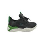 Adidasi barbati DCF, imitatie de piele, , negru verde