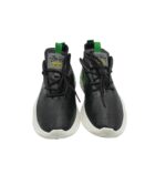 Adidasi barbati DCF, imitatie de piele, , negru verde - imagine 3