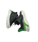Adidasi barbati DCF, imitatie de piele, , negru verde - imagine 4