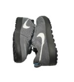 Adidasi barbati Nike 44, piele intoarsa, material textil, gri - imagine 4