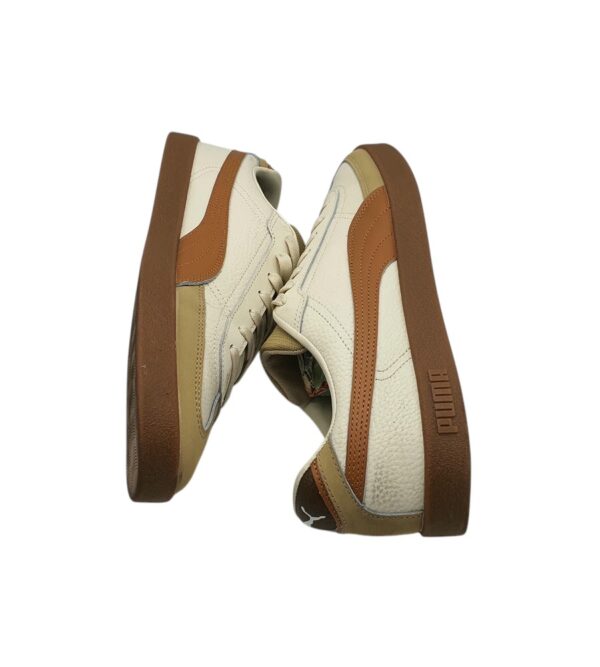 Adidasi barbati Puma 44,5 piele, imitatie de piele, crem maro - imagine 4