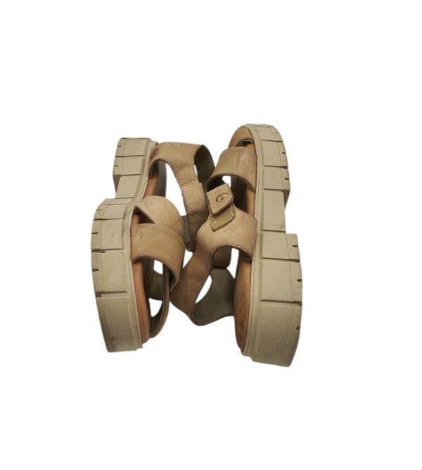 Sandale dama Tamaris 39, piele, maro - imagine 4