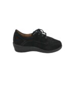 Pantofi dama Ganter 38, piele intoarsa , negru