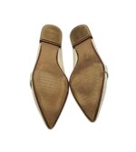 Balerini dama Zara 39, imitatie de piele,  crem - imagine 5