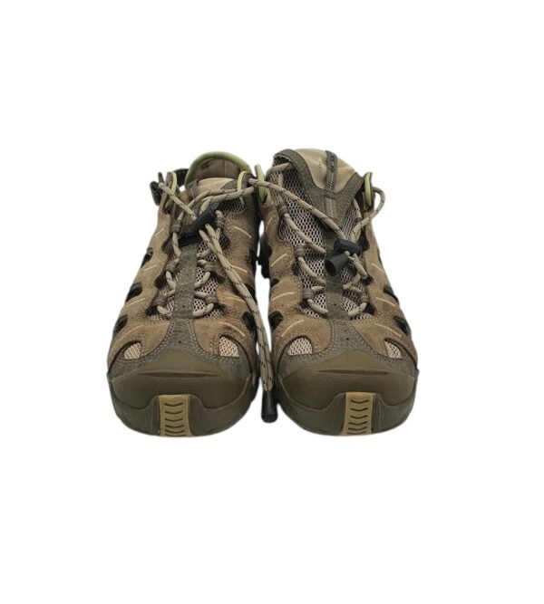 Sandale barbati Salomon 41, imitatie de piele, piele intoarsa, maro - imagine 3