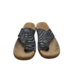 Saboti dama Gabor 39, piele, negru gri - imagine 3