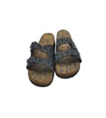 Saboti copii Natural Power 35, imitatie de piele, negru - imagine 3