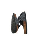 Saboti copii Natural Power 35, imitatie de piele, negru - imagine 4