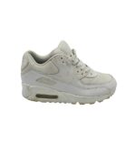 Adidasi dama Nike 42, piele, material textil, alb