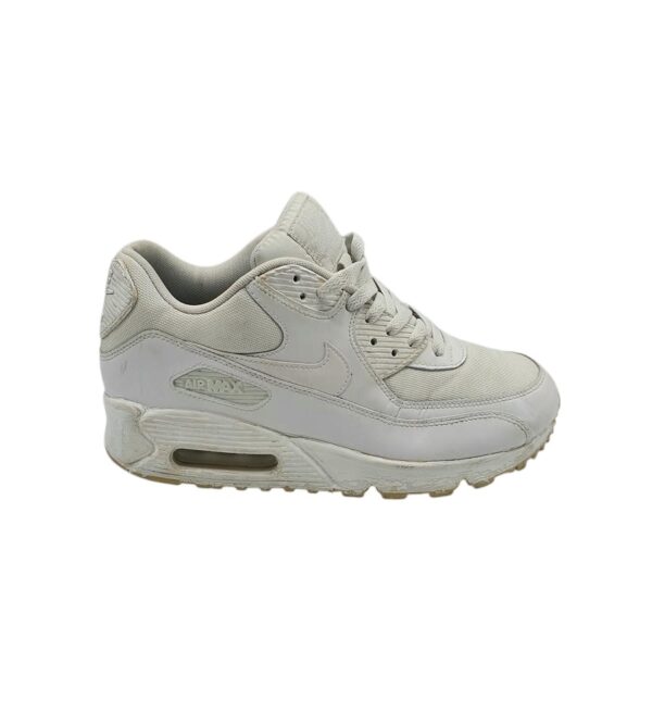 Adidasi dama Nike 42, piele, material textil, alb - imagine 1