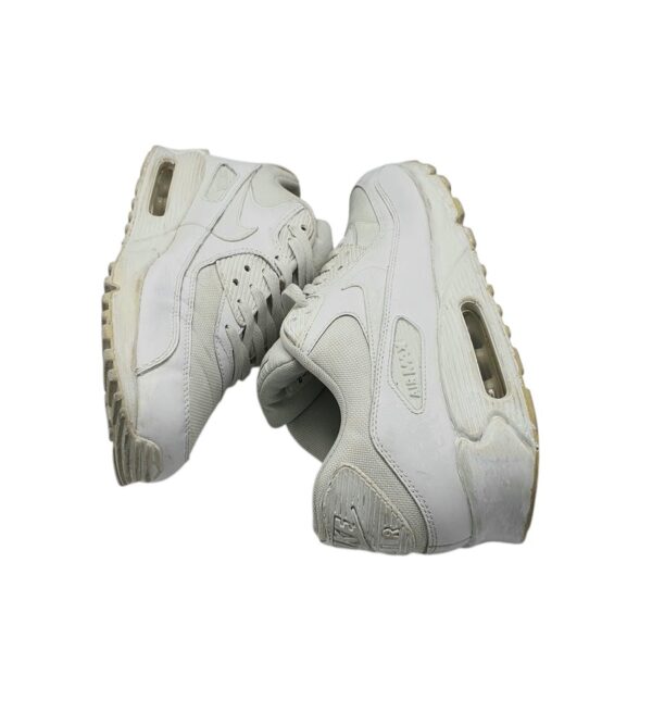 Adidasi dama Nike 42, piele, material textil, alb - imagine 4