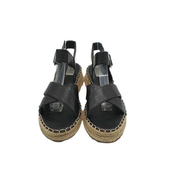 Sandale dama On YGO 38, imitatie de piele, negru - imagine 3