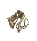 Sandale dama Roberto 38, alte materiale, auriu gri - imagine 4