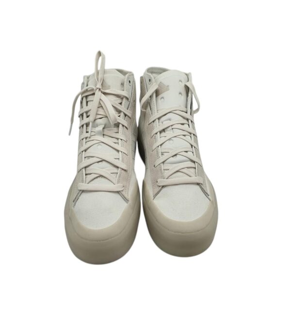 Adidasi barbati Adidas 44, material textil, alb gri - imagine 3