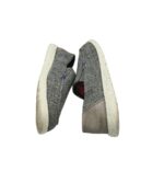 Mocasini barbati Venice 44, material textil, gri - imagine 4