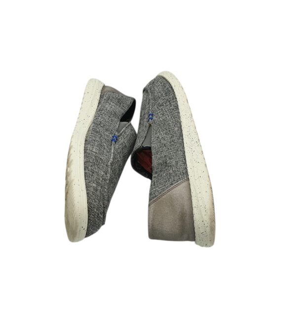 Mocasini barbati Venice 44, material textil, gri - imagine 4