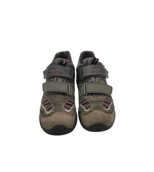 Adidasi copii Superfit 34, piele intoarsa, material textil, gri , Goretex - imagine 3