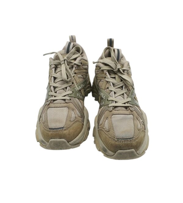 Adidasi dama FIla 36, material textil, imitatie de piele, gri bej - imagine 3