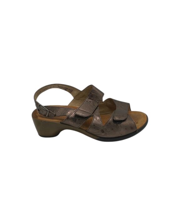 Sandale dama Vivo 37, piele,  maro - imagine 1