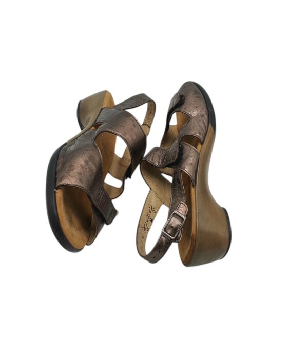Sandale dama Vivo 37, piele,  maro - imagine 4