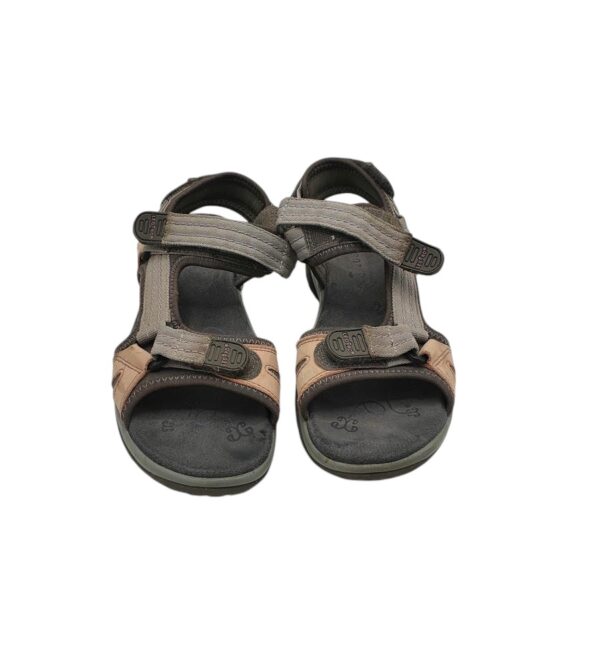 Sandale dama Legero 38, piele, material textil, gri roz - imagine 3