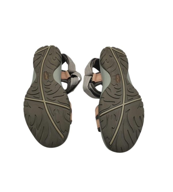 Sandale dama Legero 38, piele, material textil, gri roz - imagine 5