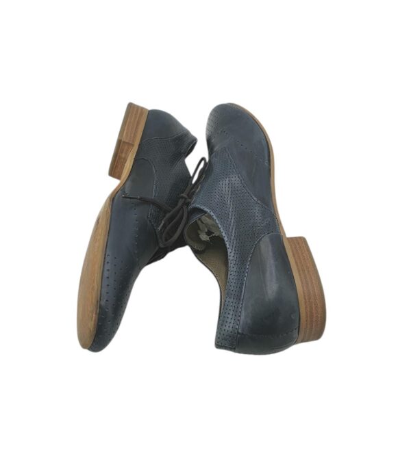 Pantofi dama Andrea Manueli 39, piele, albastru - imagine 4